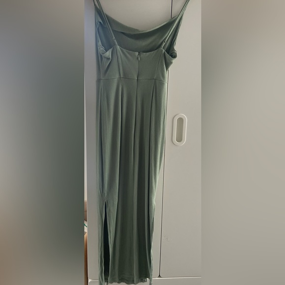 Hello Molly Rooftop Martinis For Two Knit Midi Dress in Sage - Picture 5 of 6